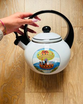 Teiera in acciaio di Villeroy&Boch linea Naif
