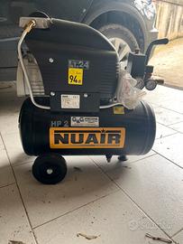 Compressore 24LT NUAIR NUOVO con accccessori