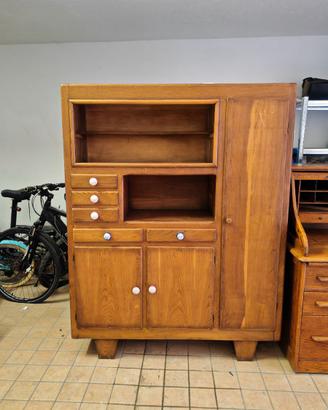 Credenza / Cabinet Vintage in Legno Massello