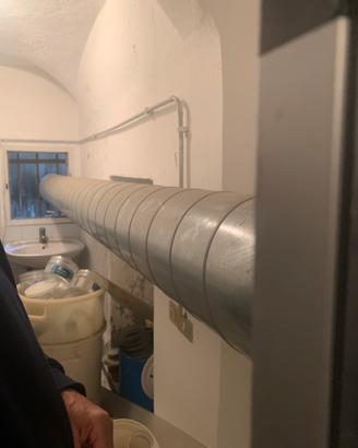 Estrattore d’aria mai usato