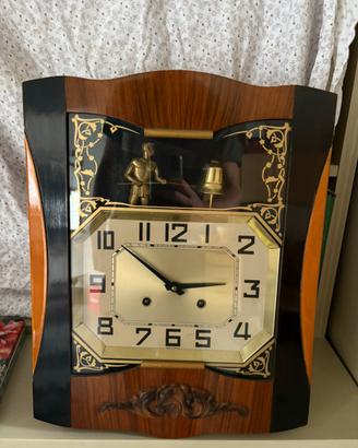 Orologio da parete muro in legno