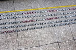 Catena calibrata zincata 8mm 26 metri verricello