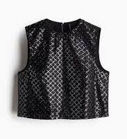 H&M Embellished vest top