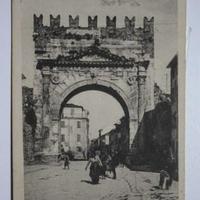 Cartolina vintage rimini arco d'augusto