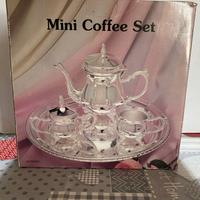 "Mini Coffee Set" Placato in argento Silver Plate