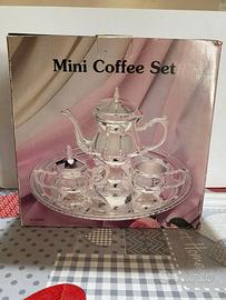 "Mini Coffee Set" Placato in argento Silver Plate