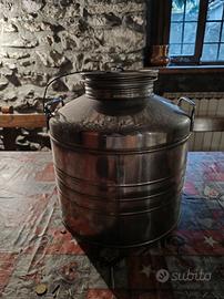Bidone Acciaio Inox per Olio