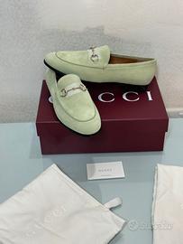Mocassini Gucci Jordaan in pelle scamosciata 41