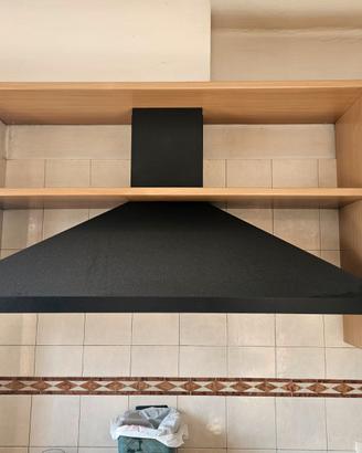 Cappa Aspirante Design Nero Opaco – 145 cm circ