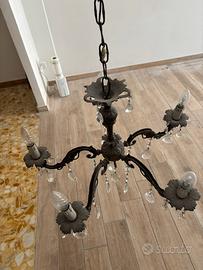 Lampadario Vintage 5 luci