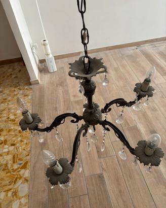 Lampadario Vintage 5 luci