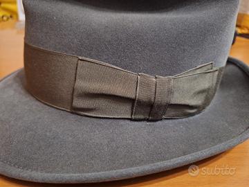 cappello Fedora Barbisio Titan tg.55 vintage
