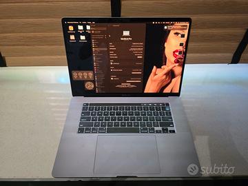 MACBOOK PRO 16 i98core 64GB ram 1TB BATTERIA NUOVA