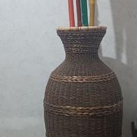 Vaso in rattan da terra