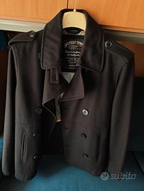 Cappotto doppio petto Tommy Hilfiger blu ORIGINALE