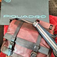 PIQUADRO borsa tracolla pelle COME NUOVA EURO 100 