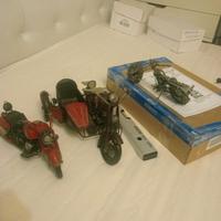 trio moto Latta ed acciaio  vintage 