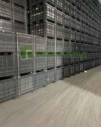 bins, cassoni usati in plastica PEHD 1200x800x800