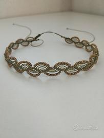 collana choker macramè 