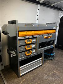 scaffalatura scaffale da furgone allestimento