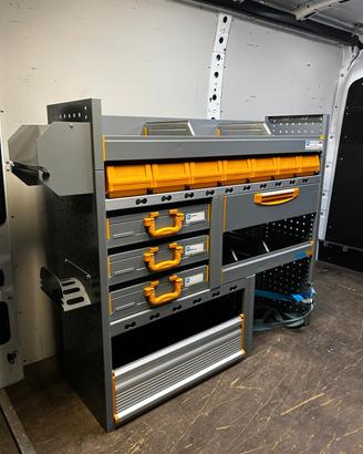 scaffalatura scaffale da furgone allestimento