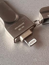 Chiavetta USB 3.0 64GB Lighting per iPhone  e iPad