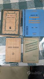 Lotto libri grammatica francese anni 30-50