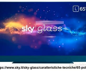 TV 65 pollici Sky glass blu