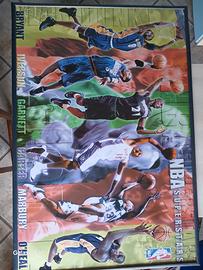 Poster NBA Superstars Slam Dunk Vintage