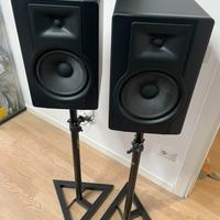 Coppia Monitor M Audio BX8 D3 + Coppia stand