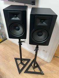 Coppia Monitor M Audio BX8 D3 + Coppia stand