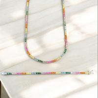 Set Collana + Bracciale Arcobaleno 💎✨