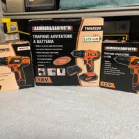 3 Avvitatori 18-12 volt Armour &Danforth