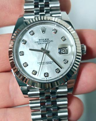 Rolex DJ 41 MOP brilli 126334 jubilee 2022 full