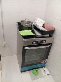 cucina con piano induzione 