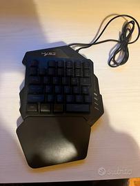 Tasiera ad 1 mano Hysj nera