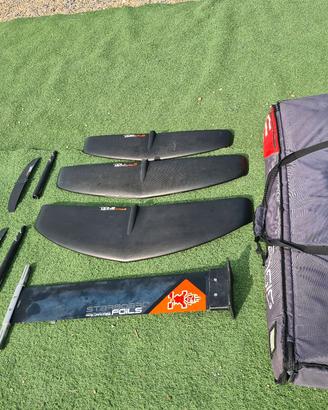 Starboard foil per wing 