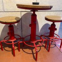 Tavoli e sgabelli industrial