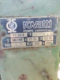 Pompa irrigazione a cardano 