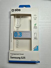 Cover trasparente in silicone SBS per  S24/S25 