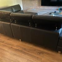 Divano angolare in ecopelle