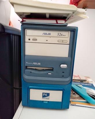 Blocco Retrocomputing: PC ASUS Pentium 4 Windows X
