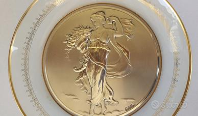 Piatto d'autore Argento 925