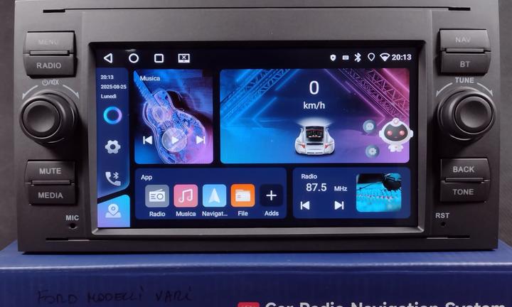 AUTORADIO 7" FORD MOD VARI (NERO) ANDROID 13