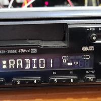 auto radio pioneer con lettore di audiocassette