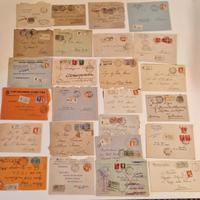 francobolli regno d'Italia lotto raccomandate