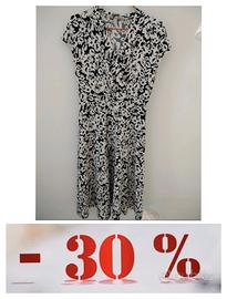vestito midi con taglio in vita + omaggio