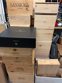 Cassette Vino + Astucci vuoti