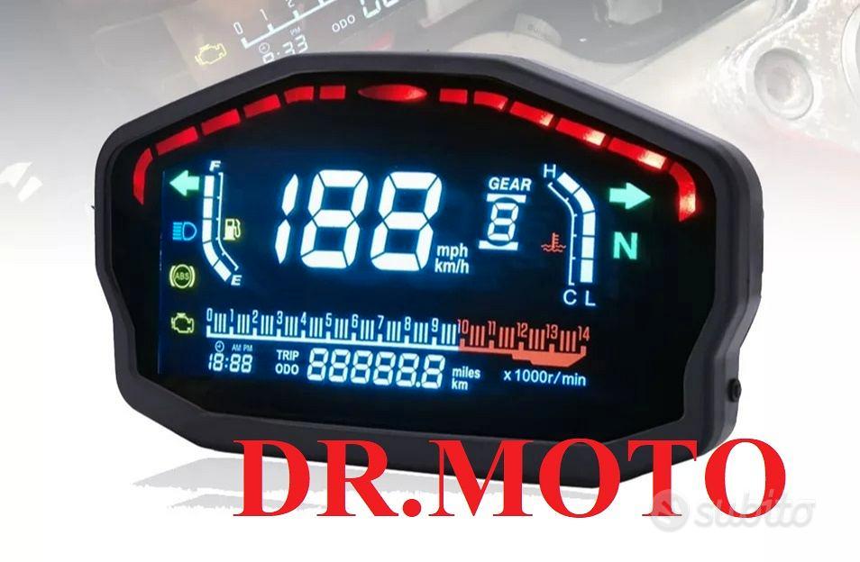 Termometro Digitale Acqua Auto - Voltmetro Blu Retroilluminato 9V-36V Per Moto E ATV - Foto 9