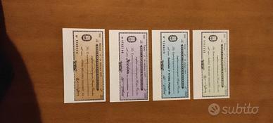 lotto miniassegni FDS 